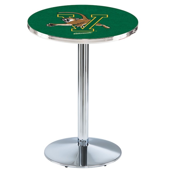 42" Chrome Vermont Pub Table